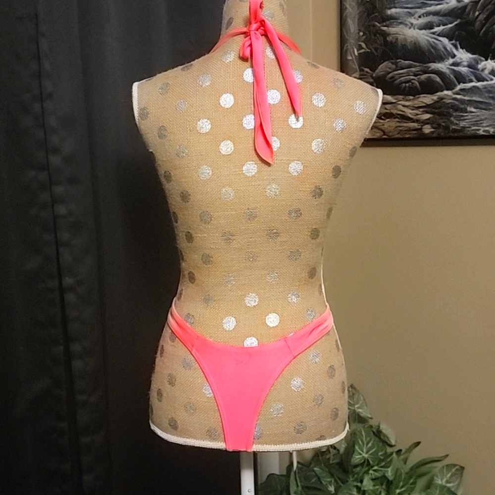 Sexy orange thong one piece  bathing suit